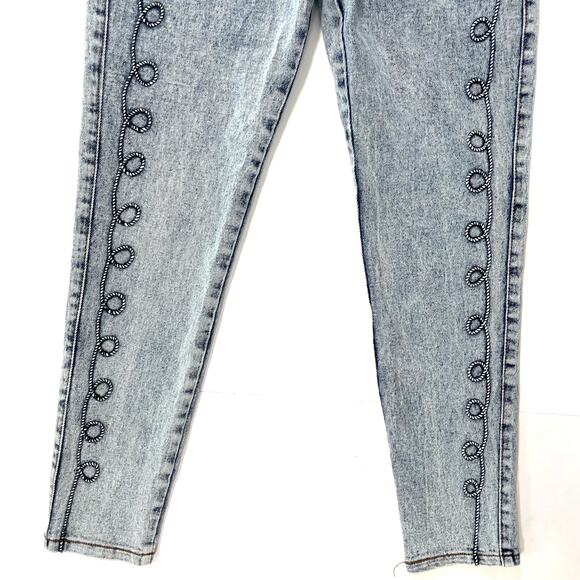 Vintage Golden Star USA Womens Skinny Jeans 11/12 Acid Wash Western Cowgirl - Picture 6 of 14